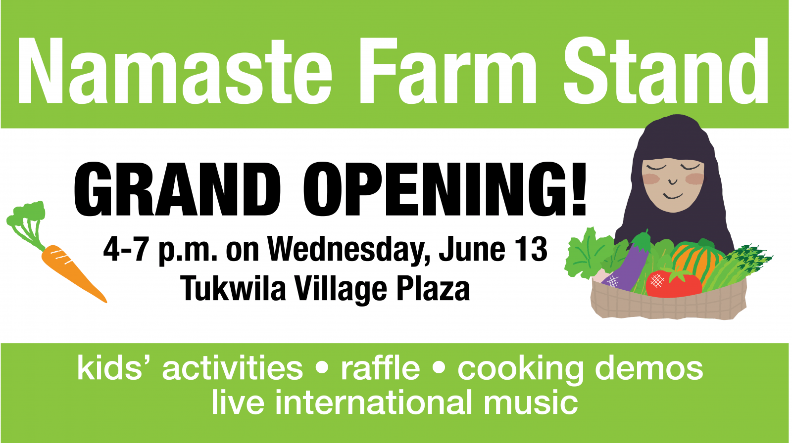 Namaste Farm Stand Grand Opening is June 13